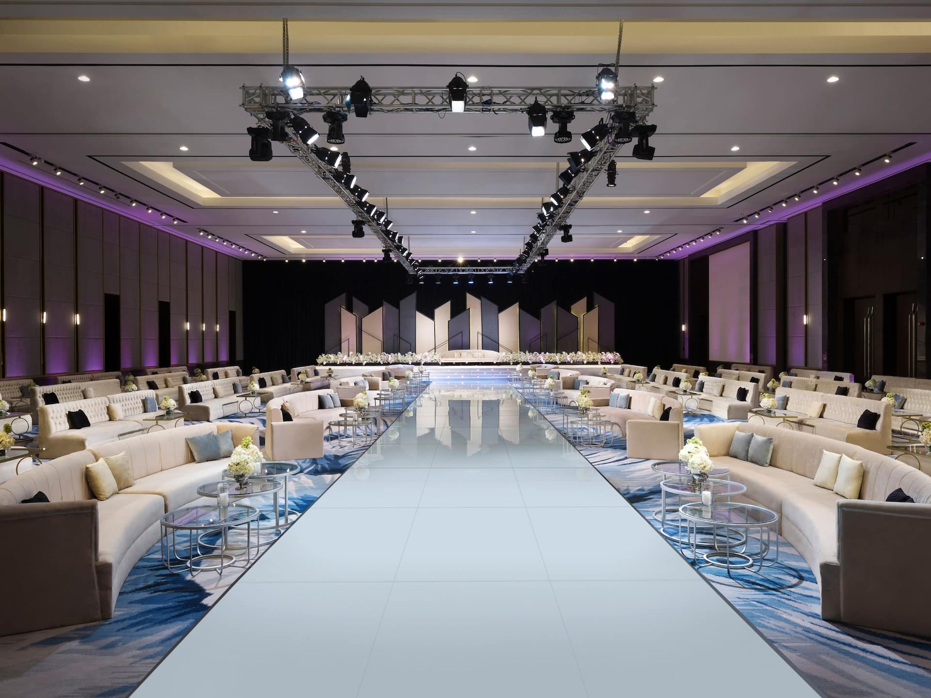 Grand Hyatt Al Khobar Hotel and Residences Ballroom Wedding Setup