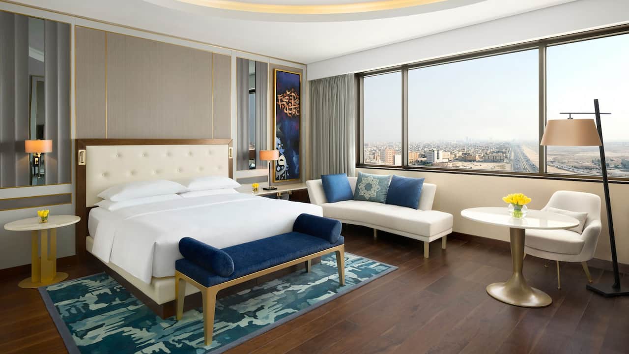 Grand Hyatt Al Khobar Hotel and residences Club King Guestroom City View