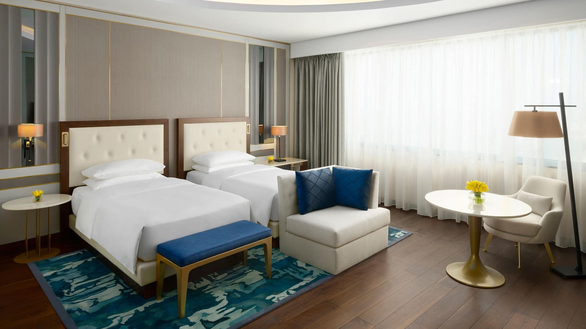 1/5 Grand Hyatt Al Khobar Hotel and Residences Club Twin Guestroom