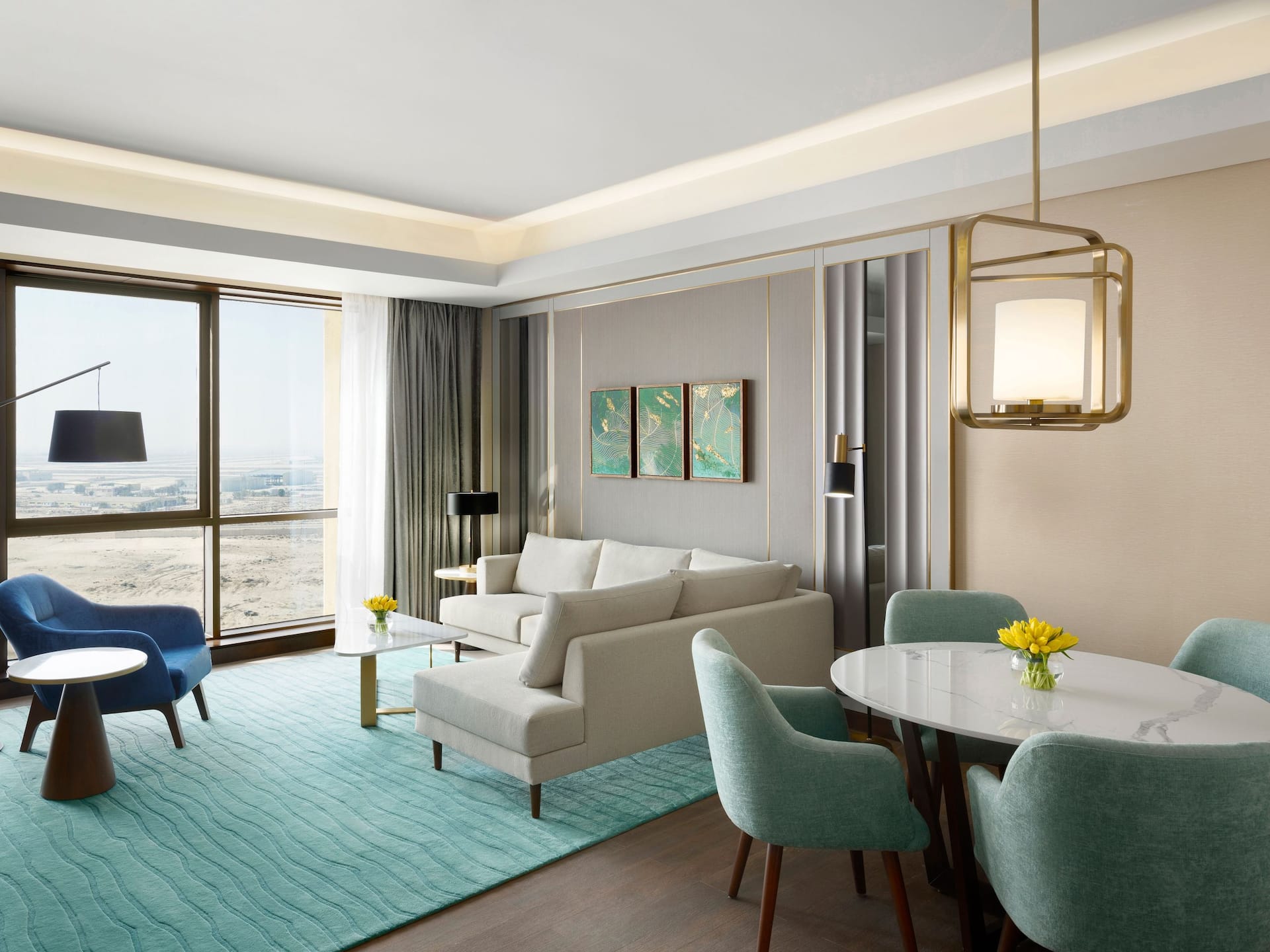 Grand Hyatt Al Khobar Hotel and Residences One Bedroom Residence Living Room