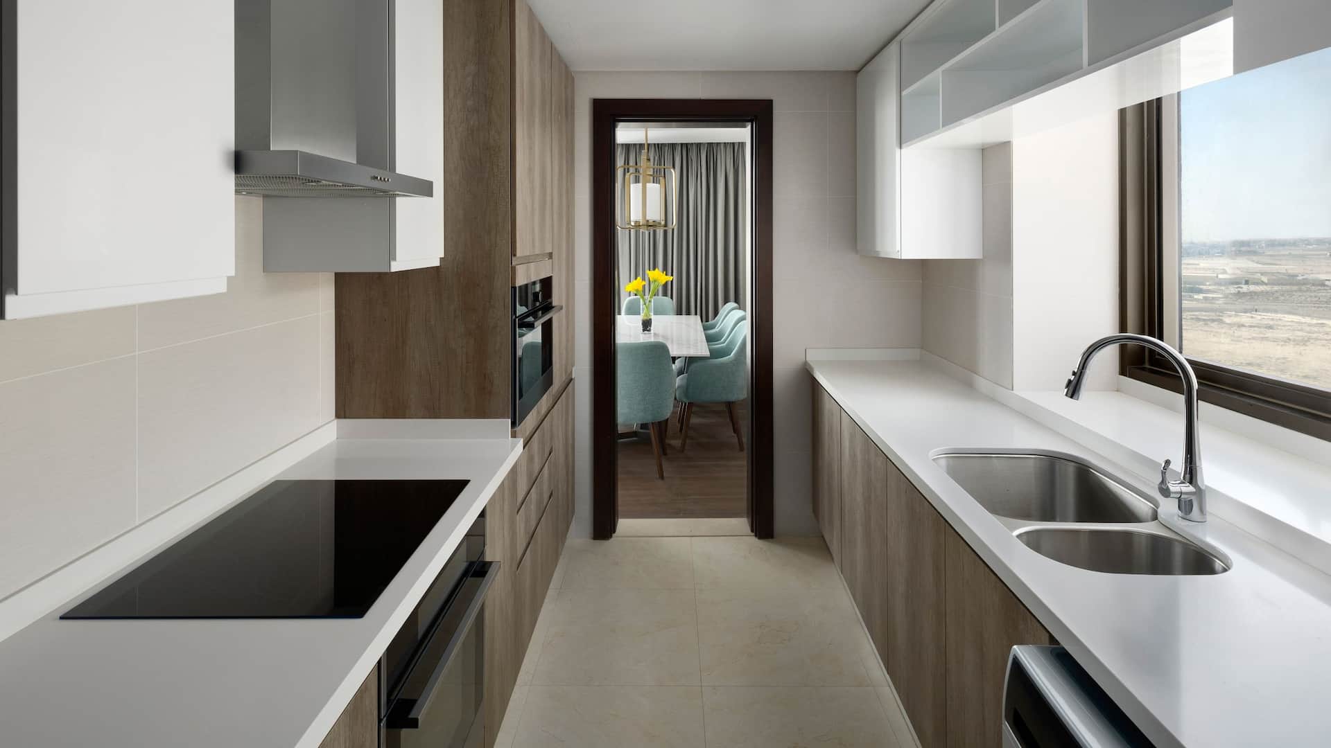 3/8 Grand Hyatt Al Khobar Hotel and Residences Three Bedroom Residence Kitchen