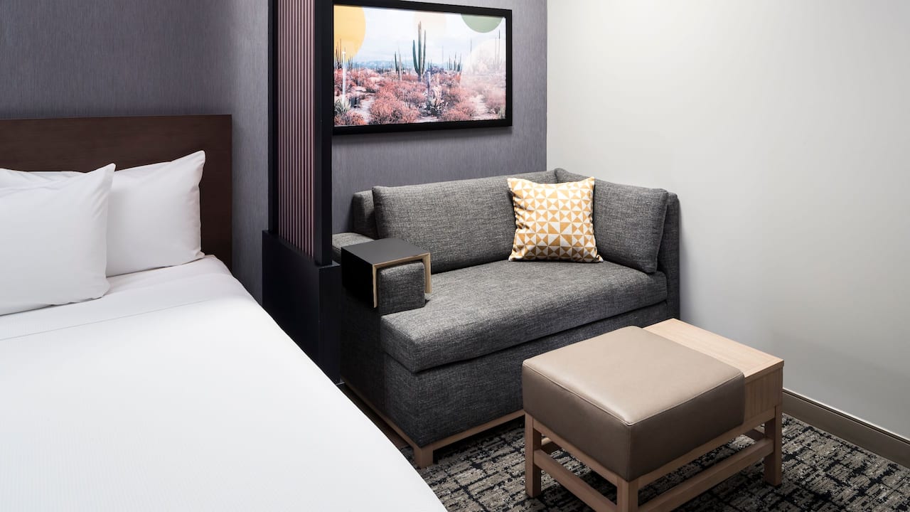 Two Queen Beds Plus Sofa Bed