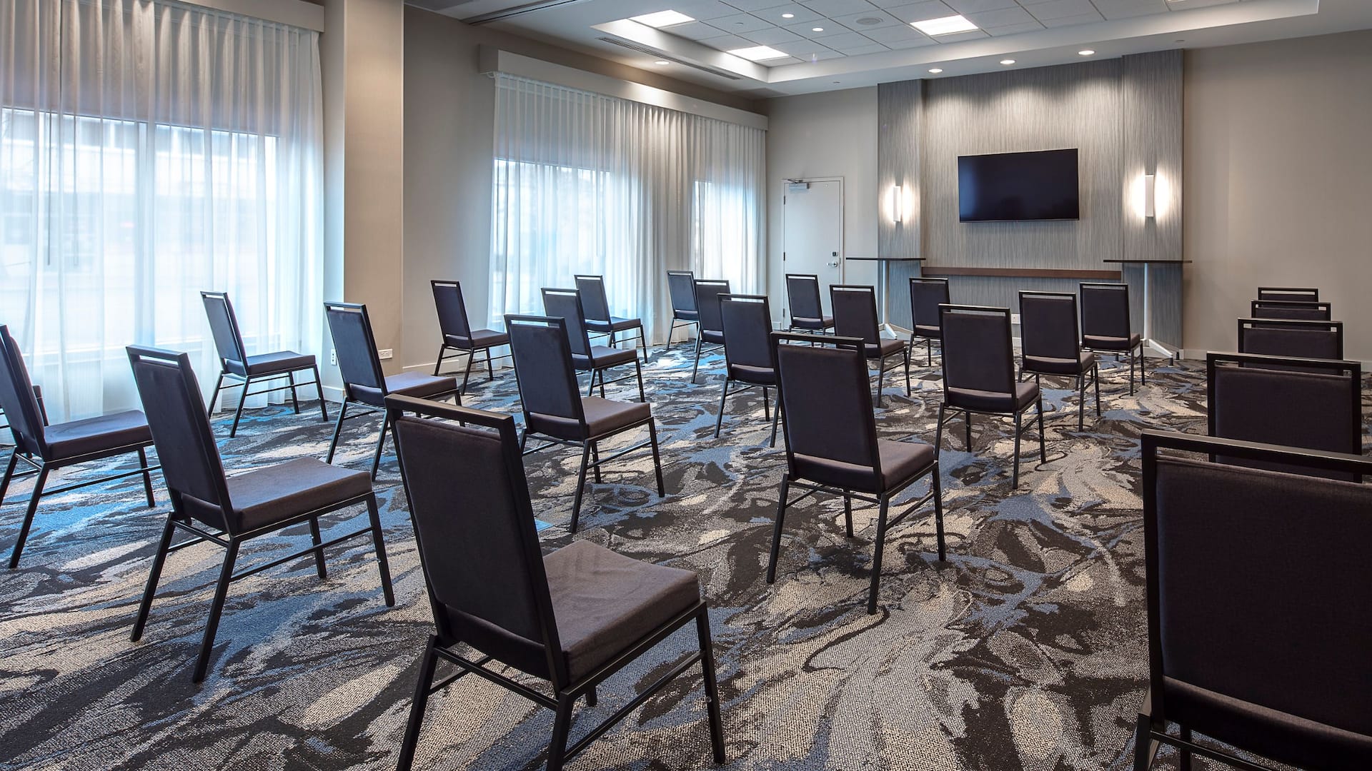 2 of 7 Hyatt Place Moncton / Downtown Meeting Space Theatre Setup