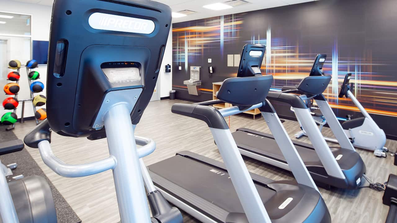 Fitness Room Treadmill 
