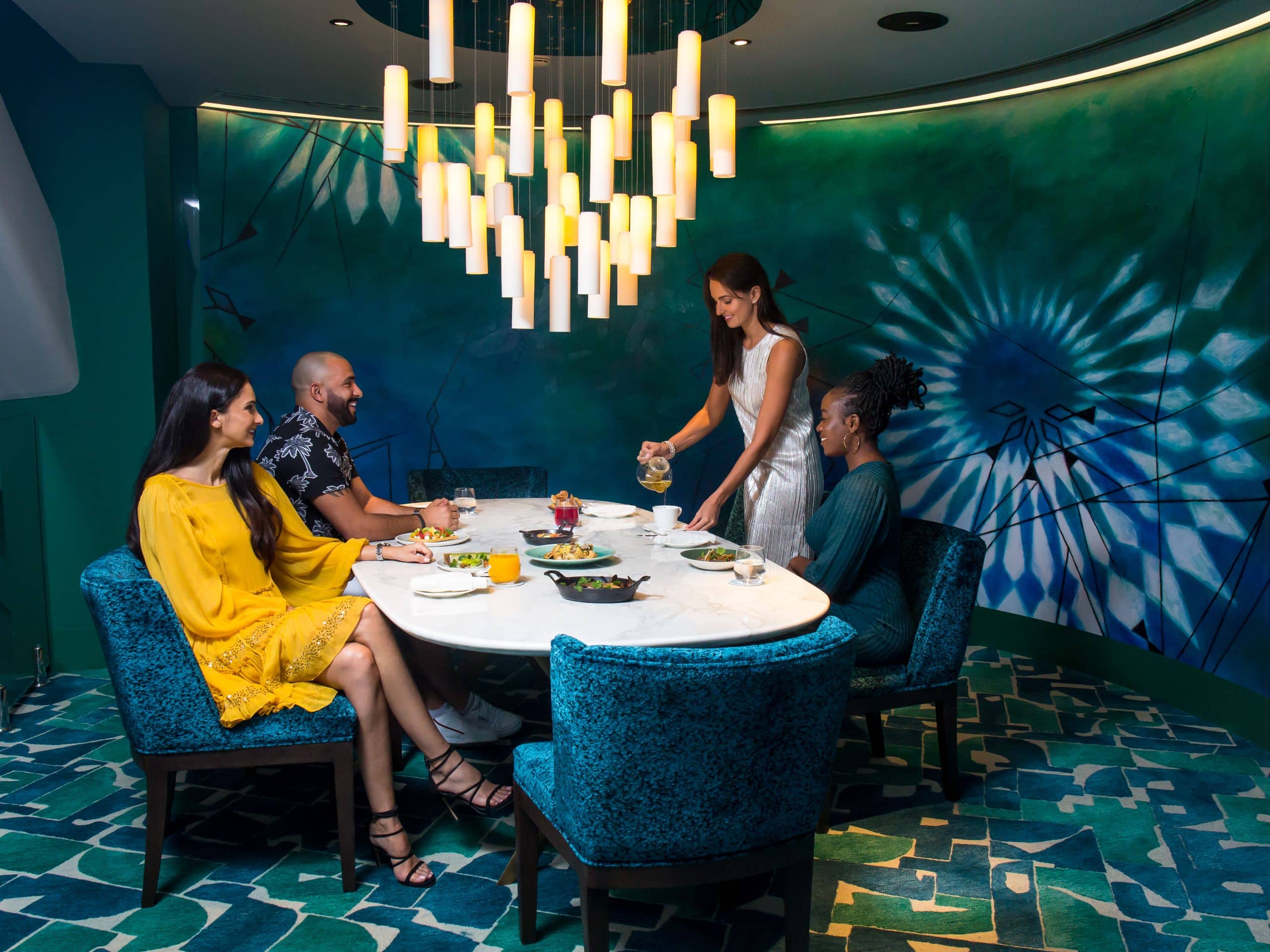 Andaz Capital Gate, Abu Dhabi Cyan Brasserie Private Dining Lifestyle