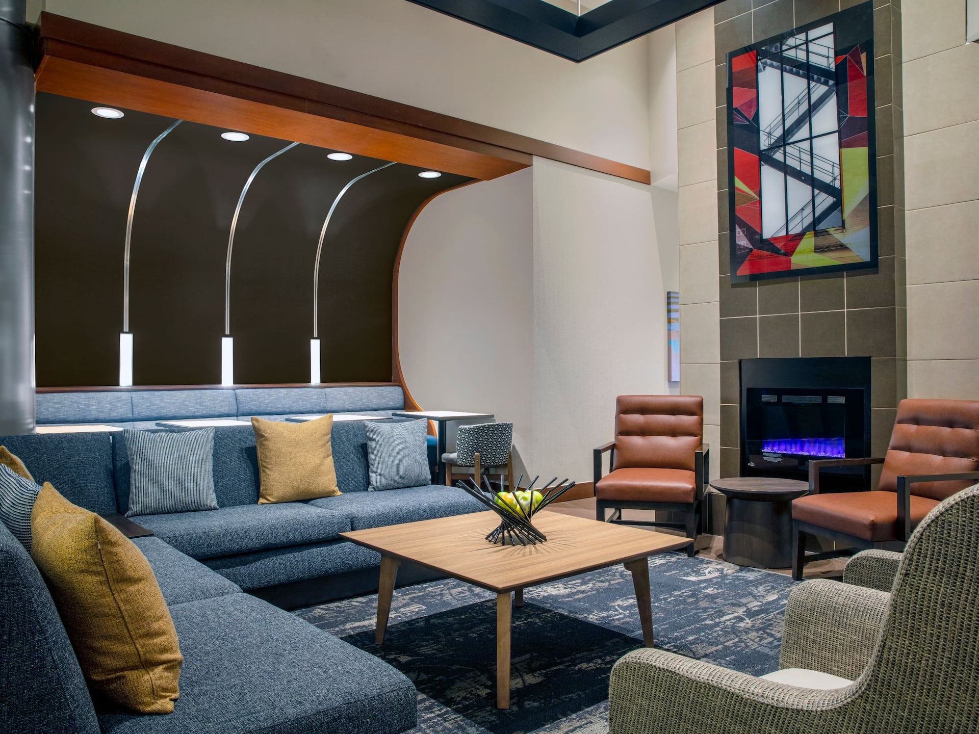 Hyatt Place Raleigh / Cary Lobby Fireplace Seating