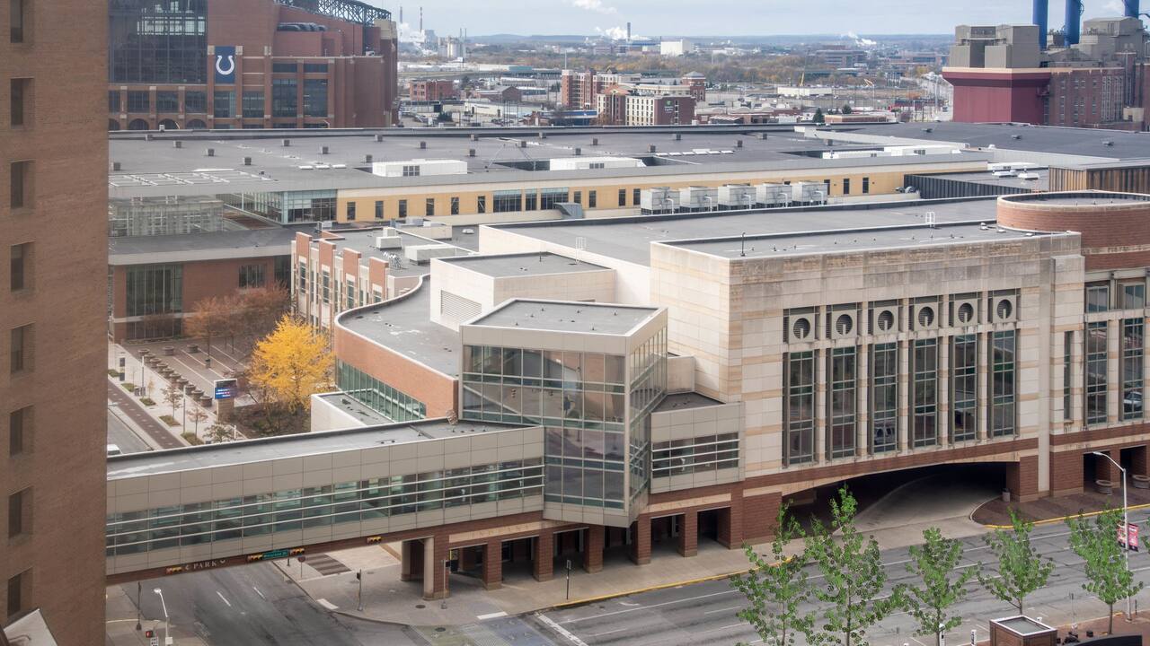 Convention Center Skywalk exterior view