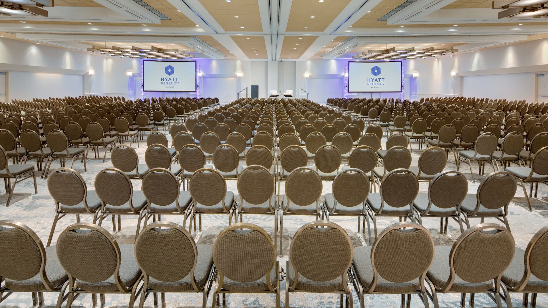 1 of 3 Hyatt Regency Milwaukee Ballroom Theatre Setup