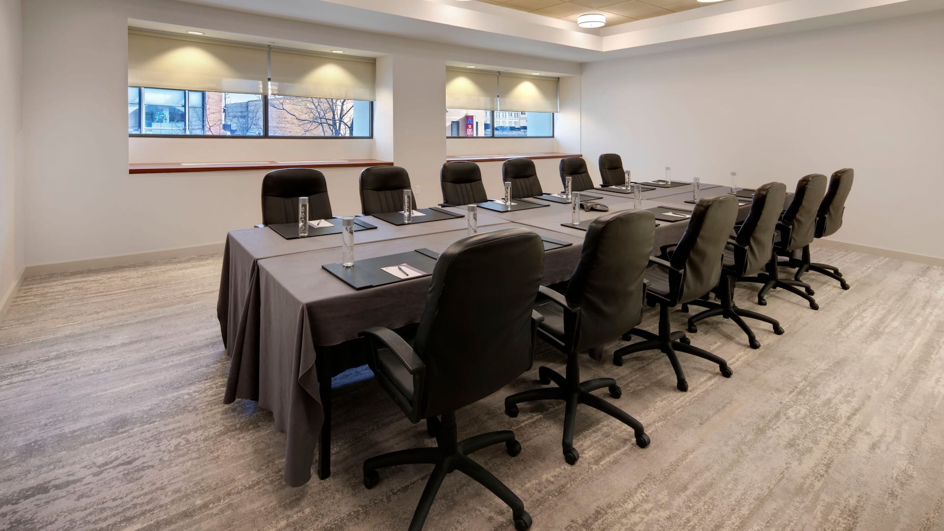 Hyatt Regency Milwaukee Renovated Boardroom Setup