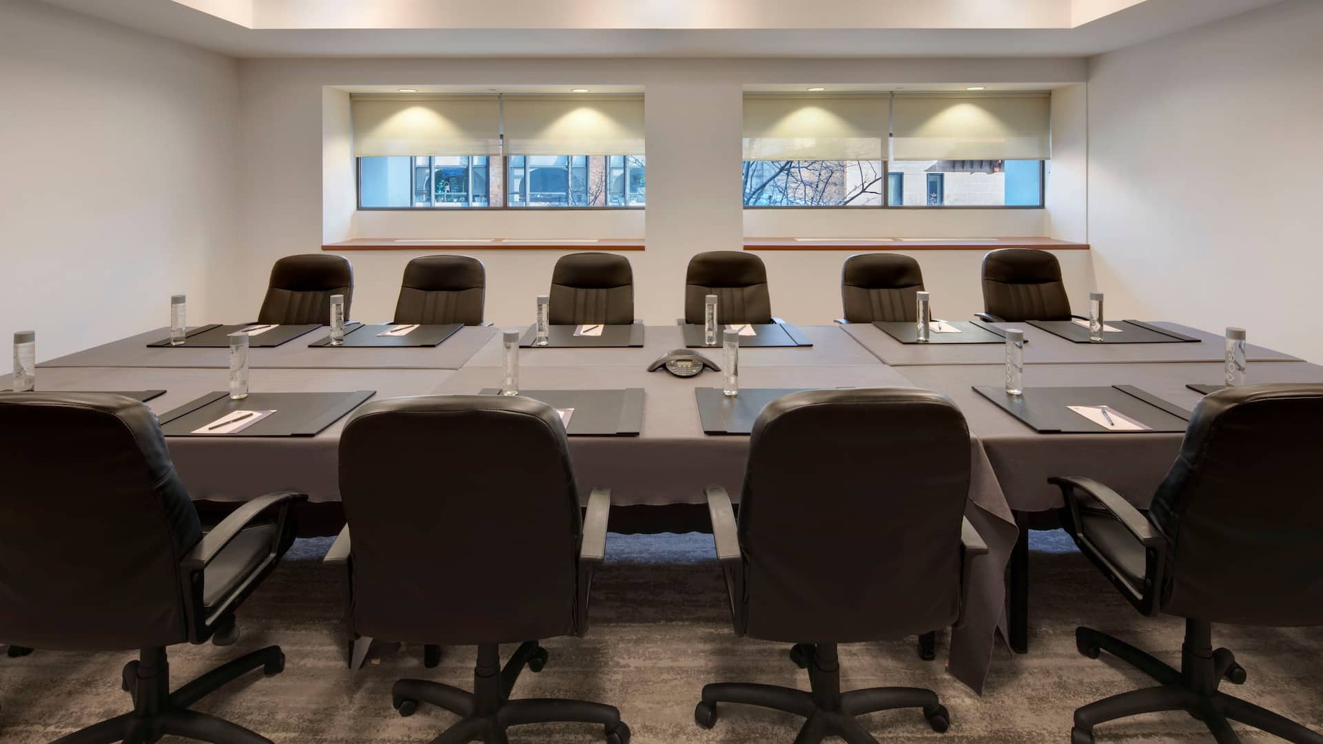2 of 3 Hyatt Regency Milwaukee Renovated Boardroom Setup