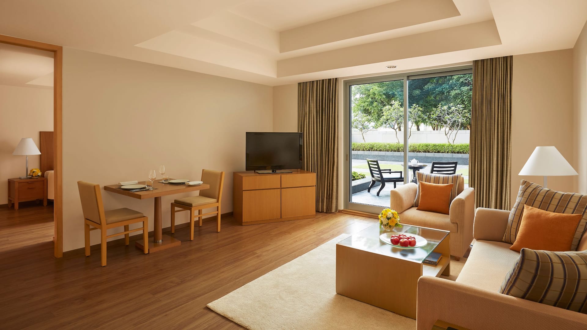 Grand Hyatt Mumbai Hotel & Residences Apartment One Bedroom Living Room
