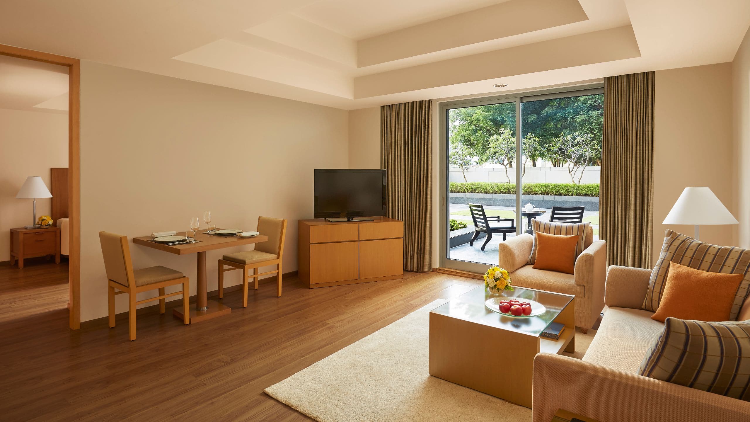 Grand Hyatt Mumbai Hotel & Residences Apartment One Bedroom Living Room