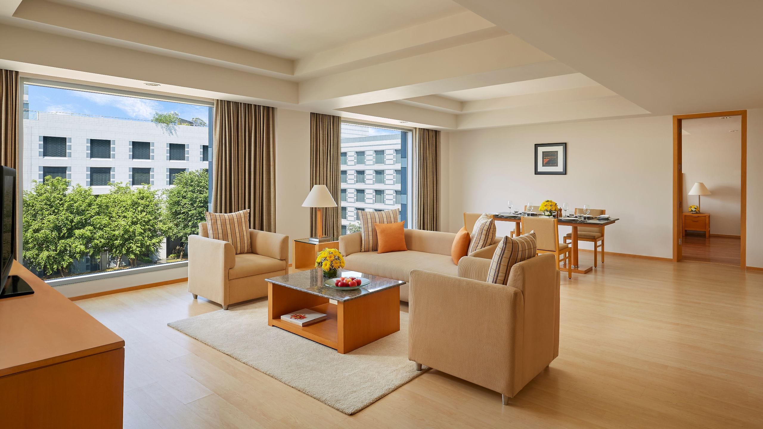 Grand Hyatt Mumbai Hotel & Residences Apartment Two Bedroom Living Room