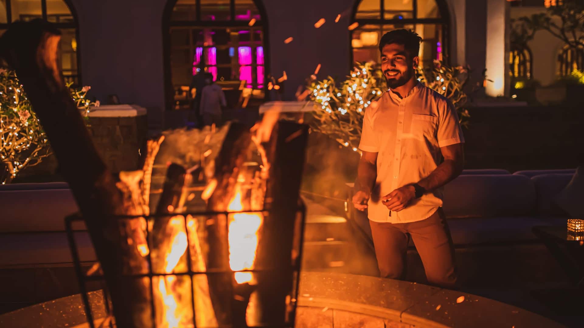 Grand Hyatt Goa Fireplace