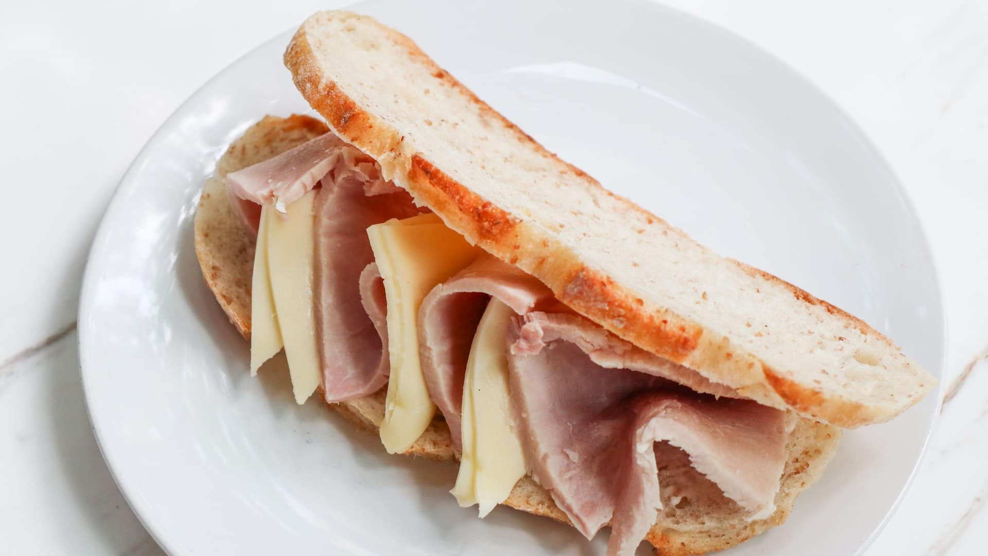 Hyatt Regency Bangkok Sukhumvit The Lobby Lounge Cheese Ham Sandwich