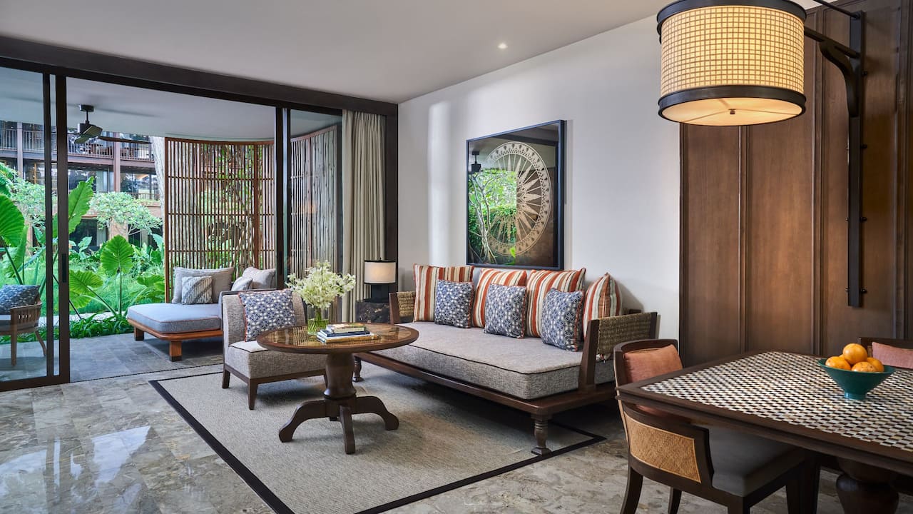 Living Room at Suite Room, Andaz Bali, Sanur
