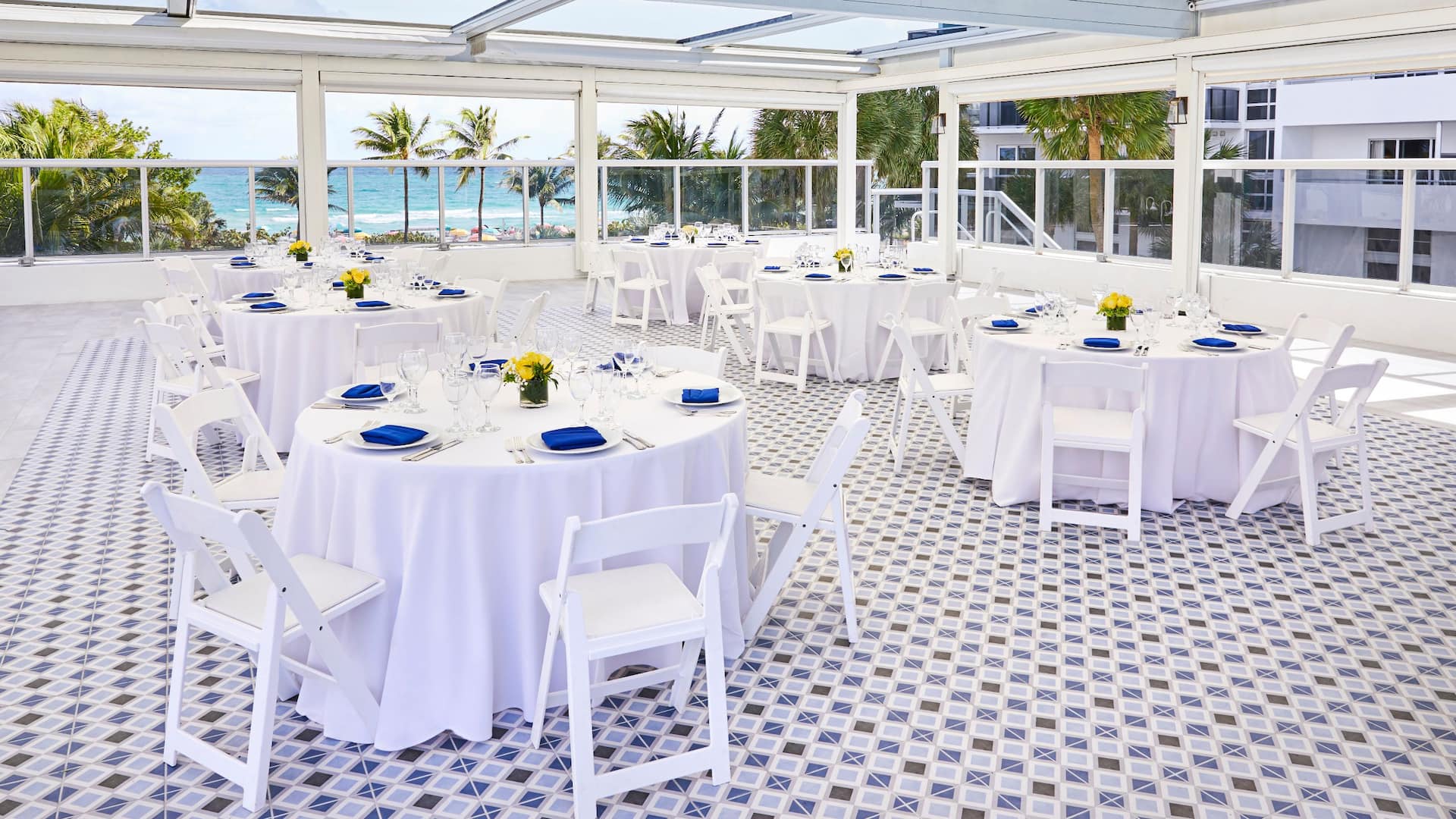 The Confidante Miami Beach Vista Terrace Banquet