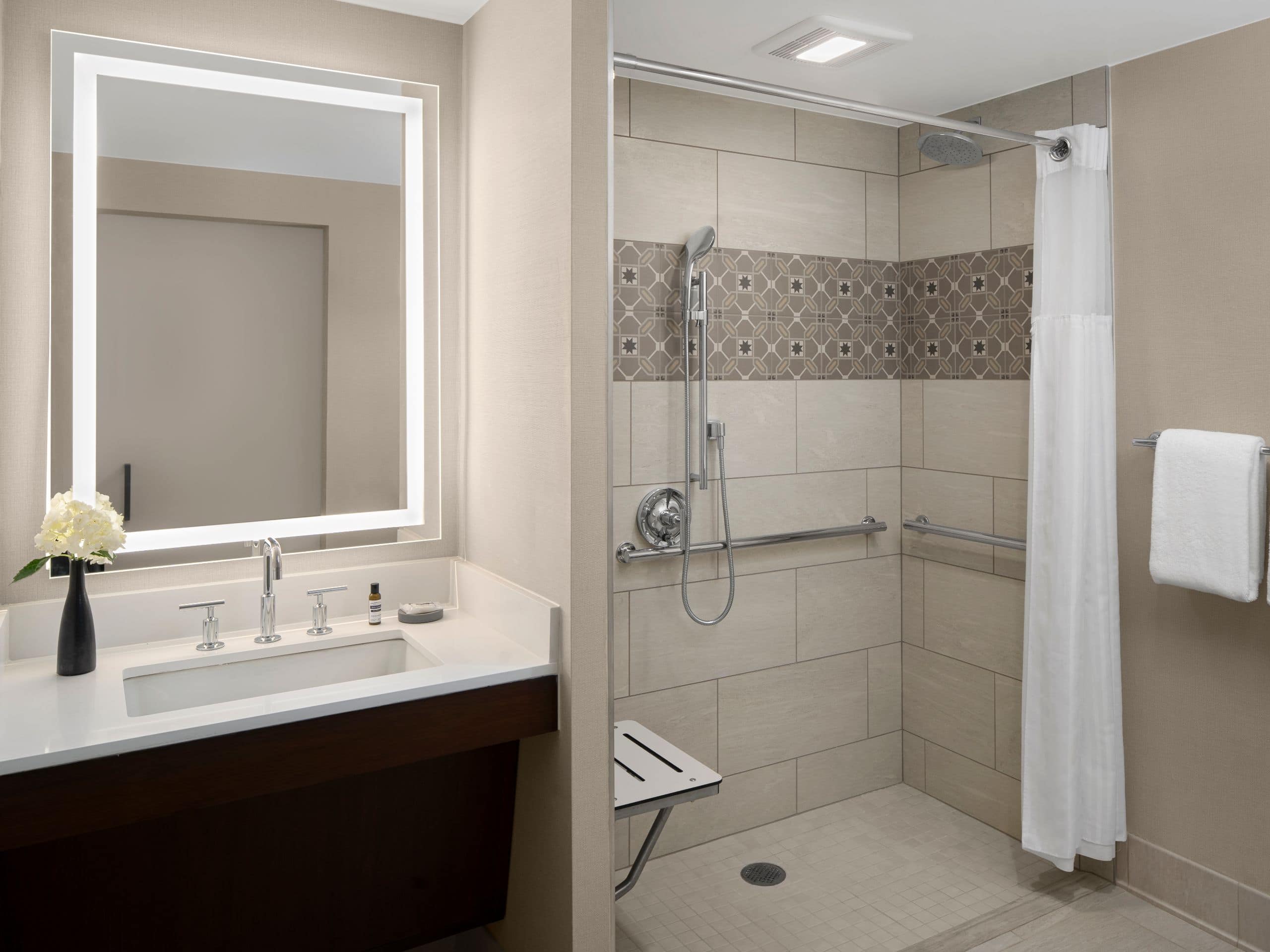 ADA Roll in Shower