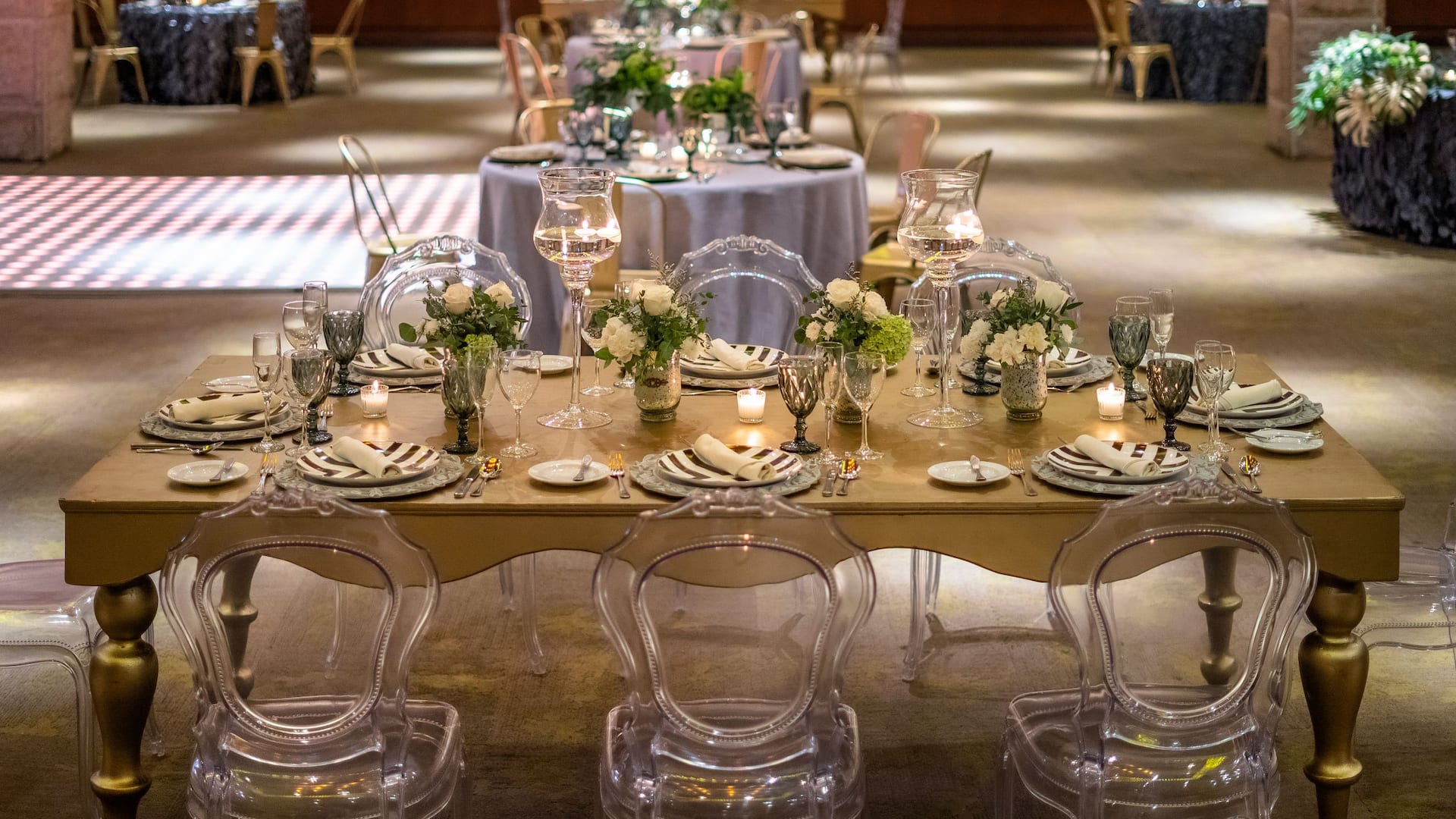 Hyatt Regency Villahermosa Gran Salon Wedding Tables