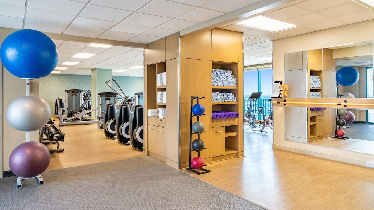 Fitness Center yoga area