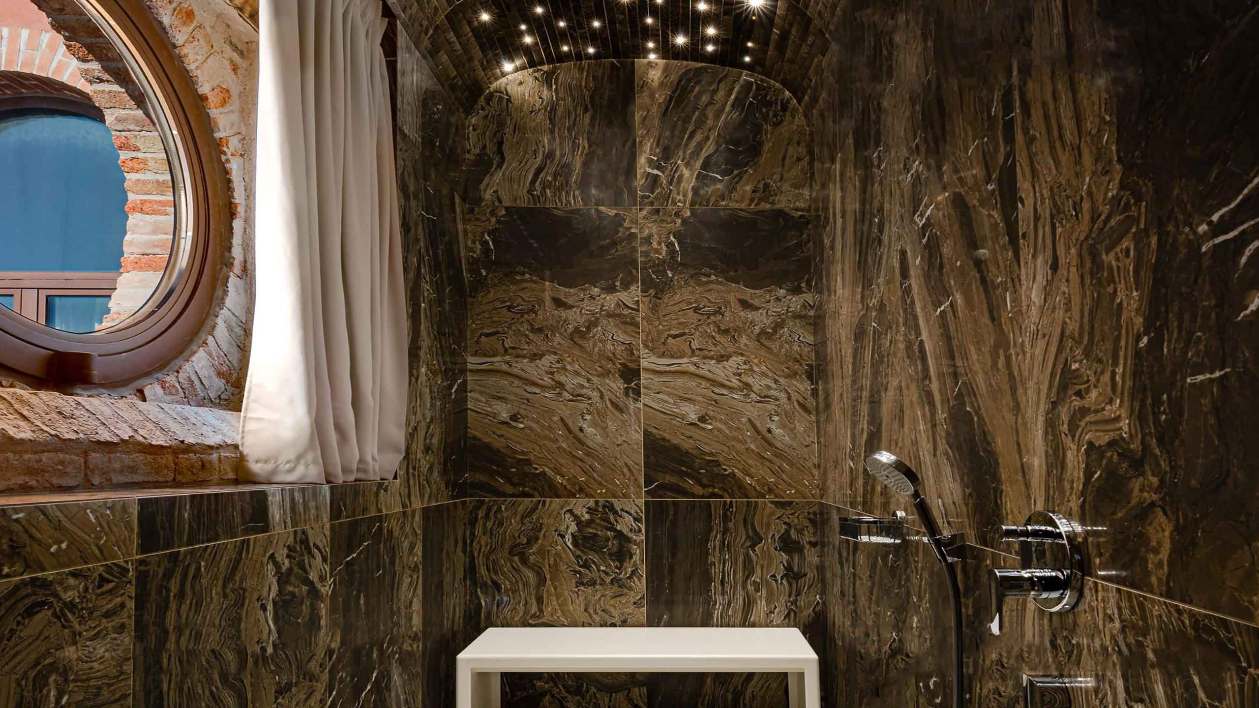 Hyatt Centric Murano Venice Grande Suite Steam Room Shower