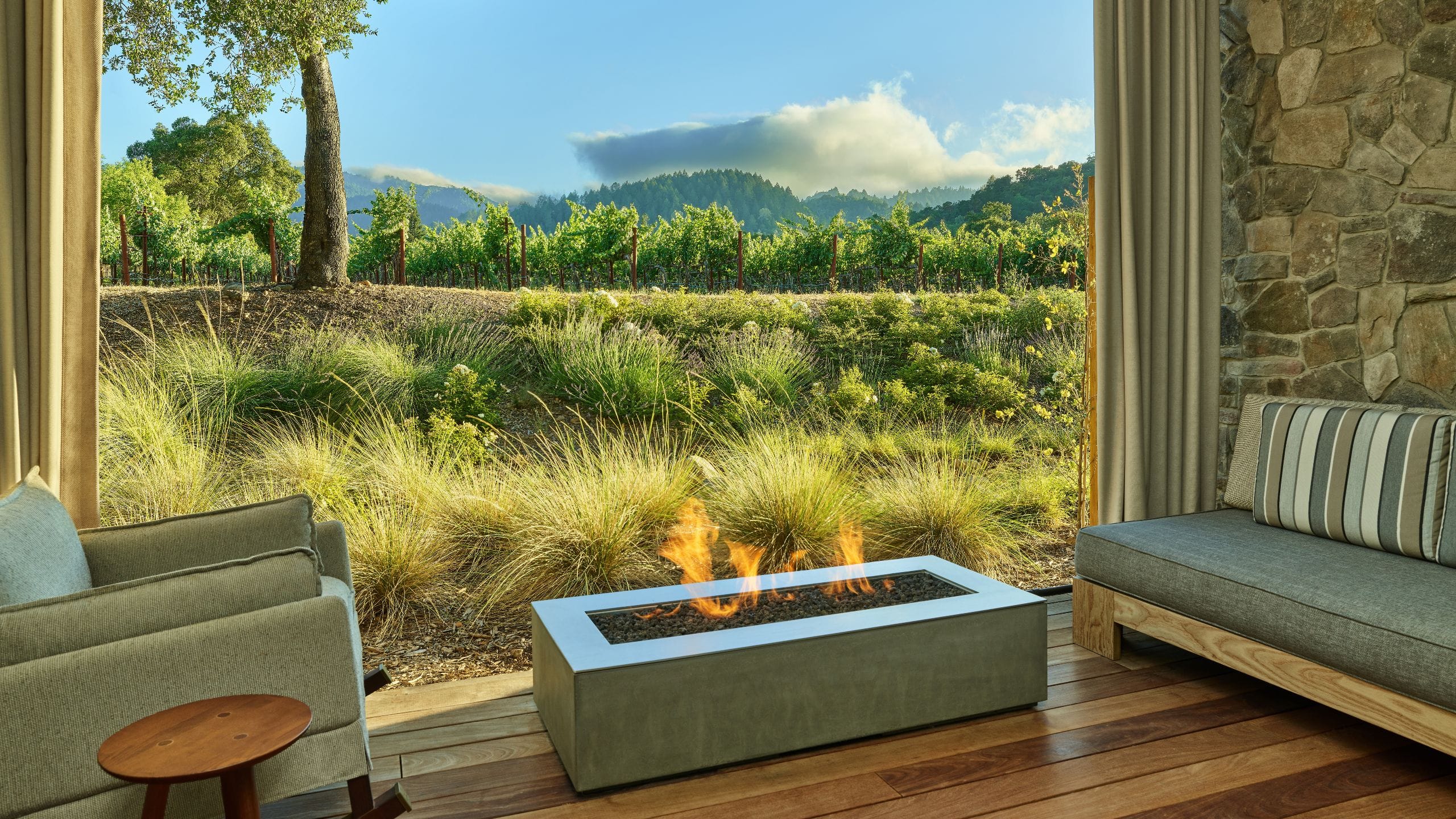 1 of 4 Alila Napa Valley Vineyard View Terrace