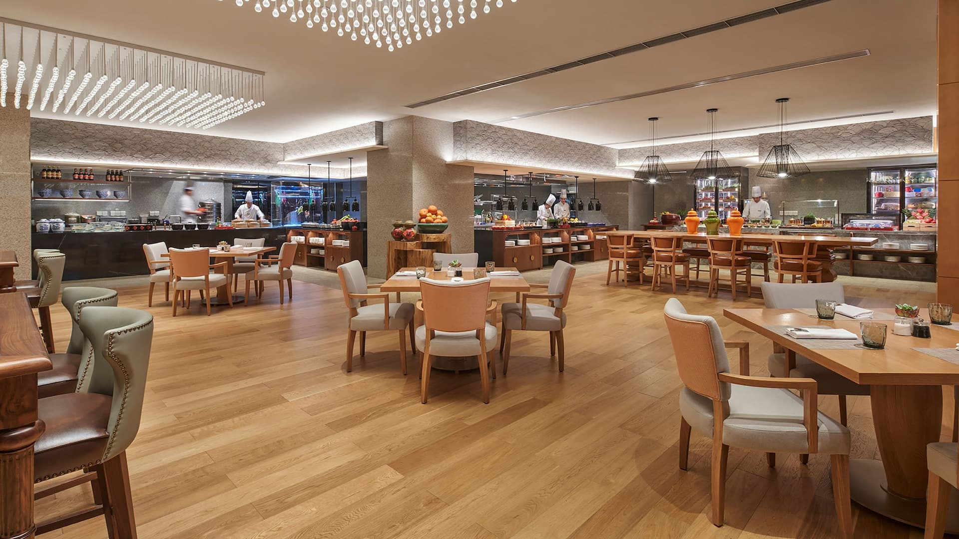 第 1，共 1 Hyatt Regency Liberation Square Chongqing Kitchen on 8 Buffet Station