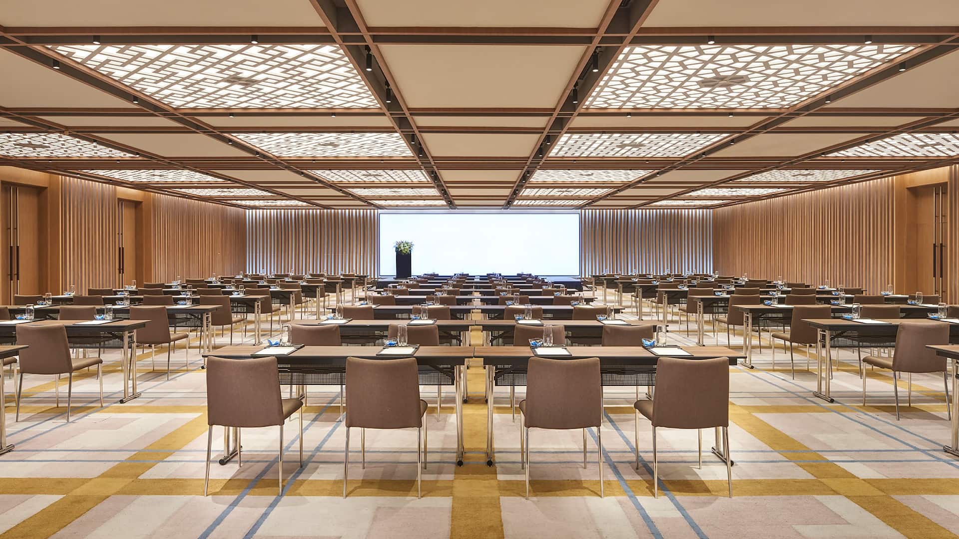 1 of 1 Hyatt Regency Liberation Square Chongqing Regency Ballroom Classroom Setup