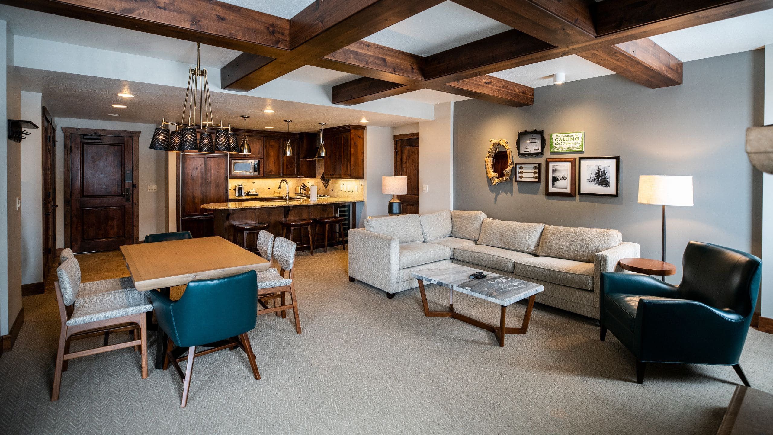 1 of 1 Hyatt Centric Park City One Bedroom Residence Living Room