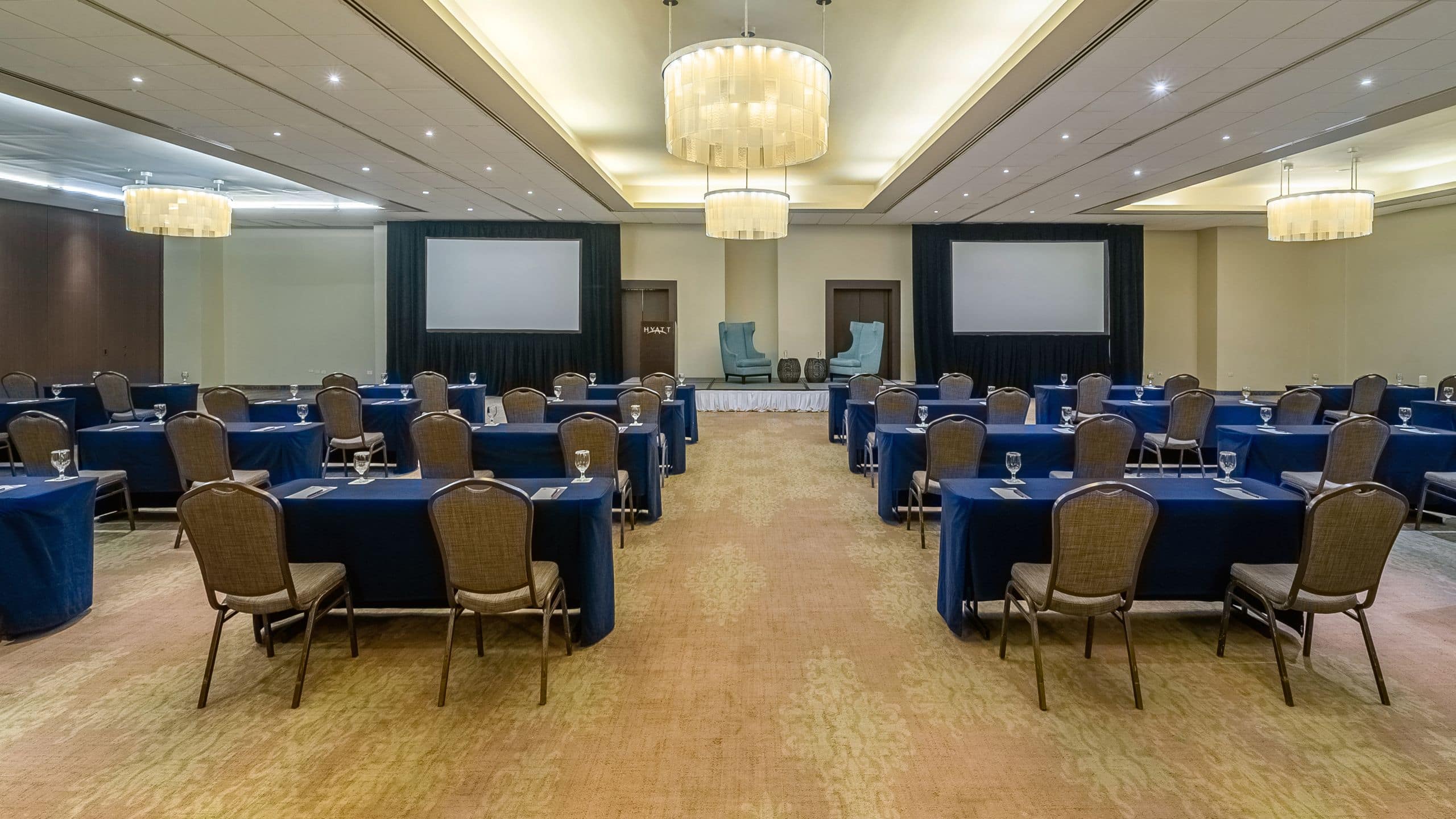Hyatt Regency Merida Classroom Setup View To The Back