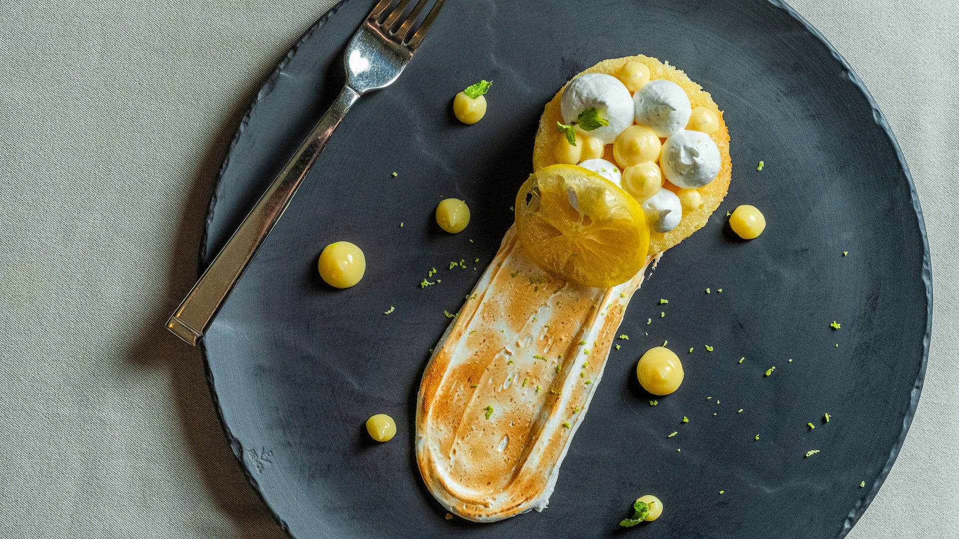 Hyatt Regency Merida Lemon Meringue Cake