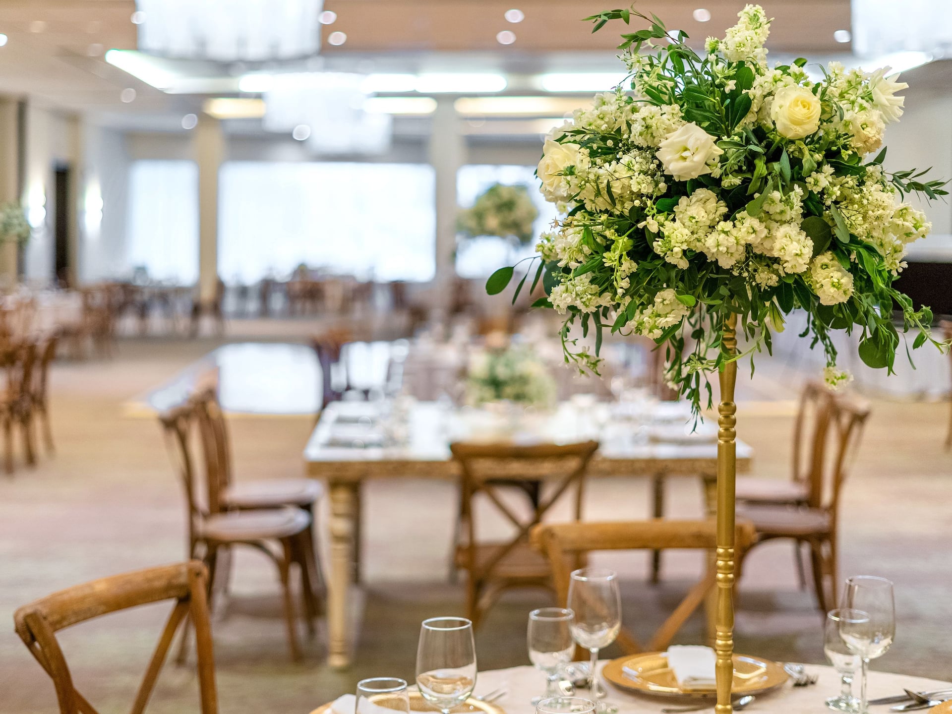 Hyatt Regency Merida Flower Table Centerpiece