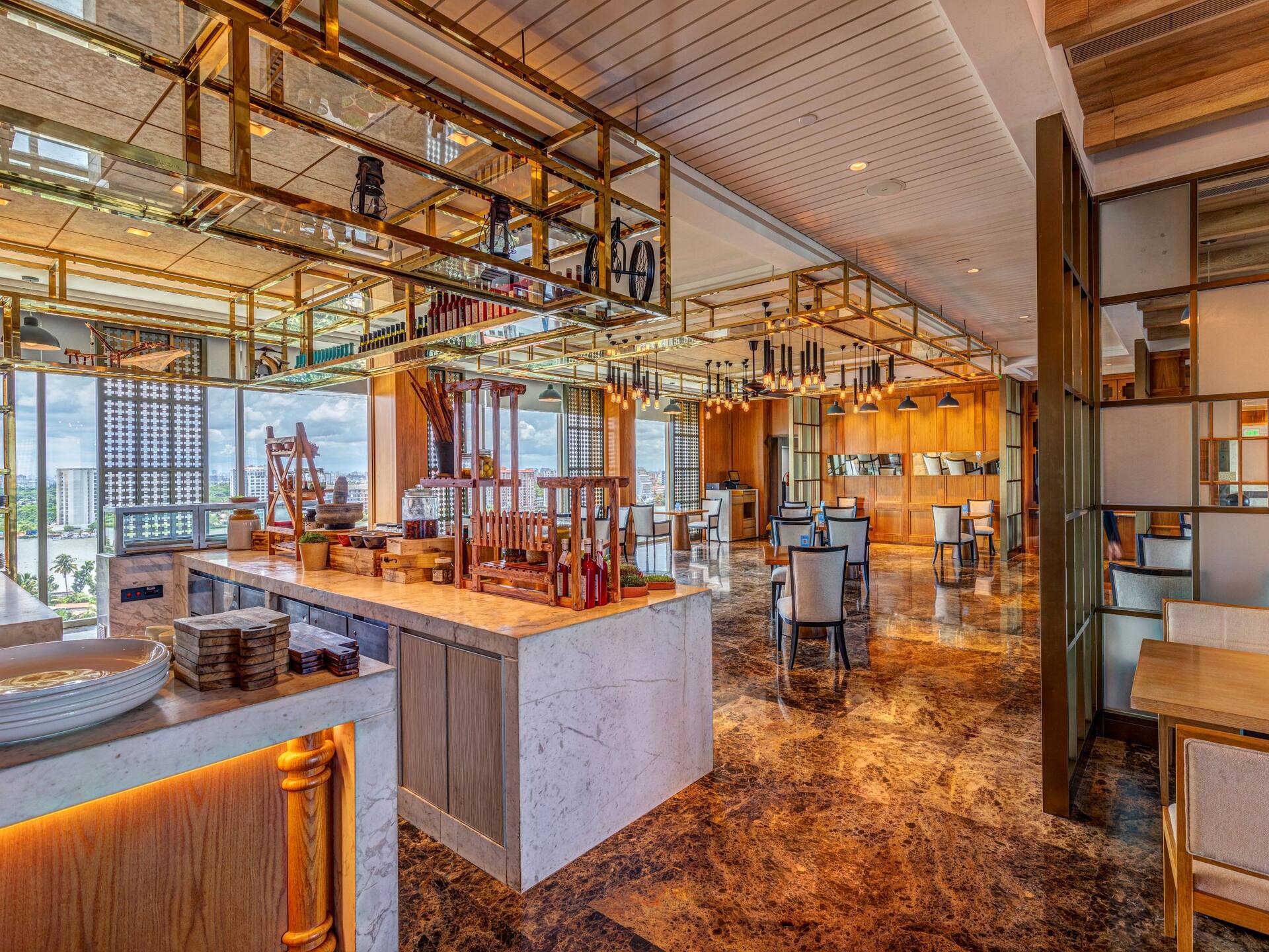 Grand Hyatt Kochi Bolgatty Colony Clubhouse and Grill Counter