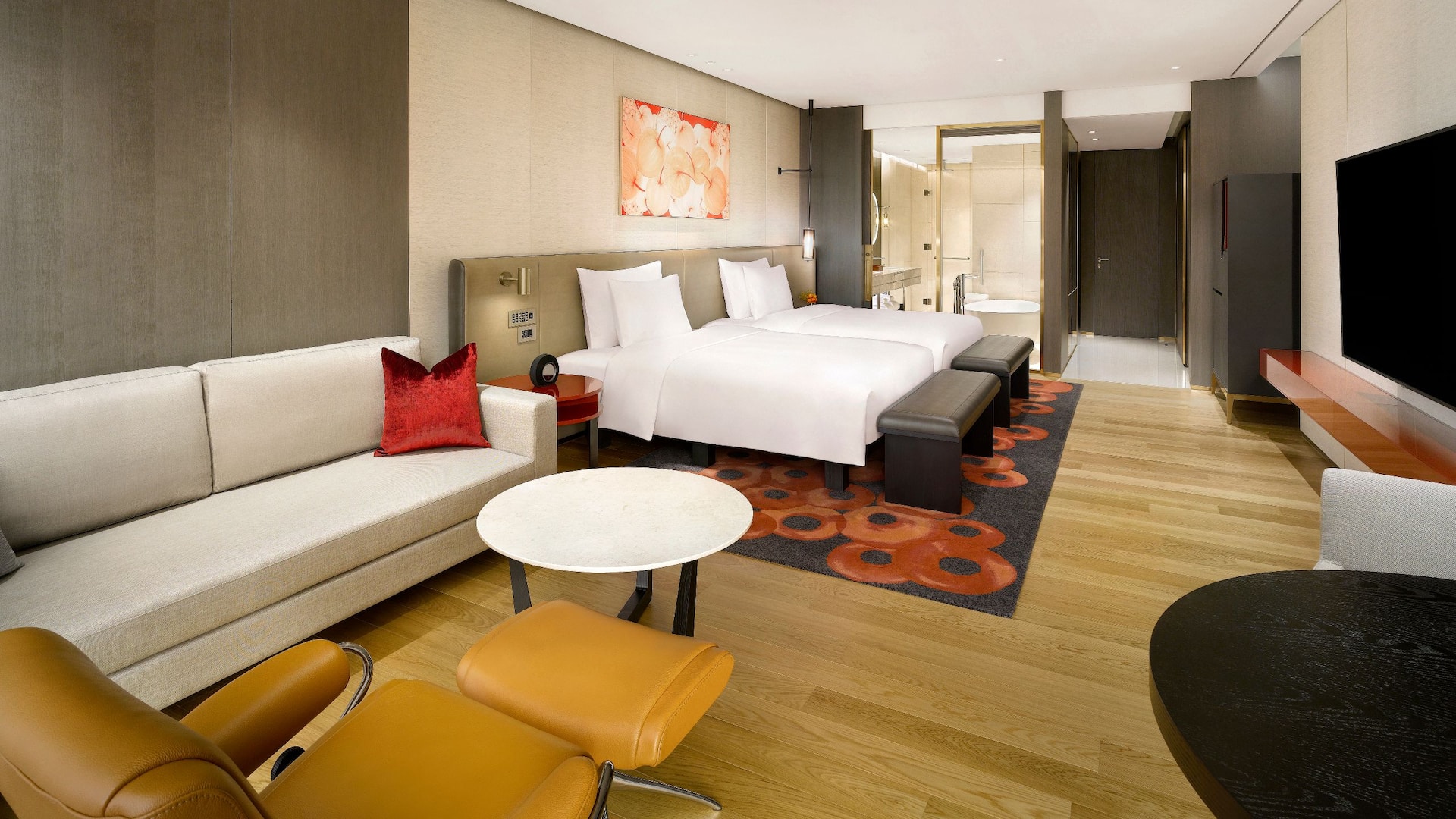 1 de 2 Grand Hyatt Jeju Twin Guestroom