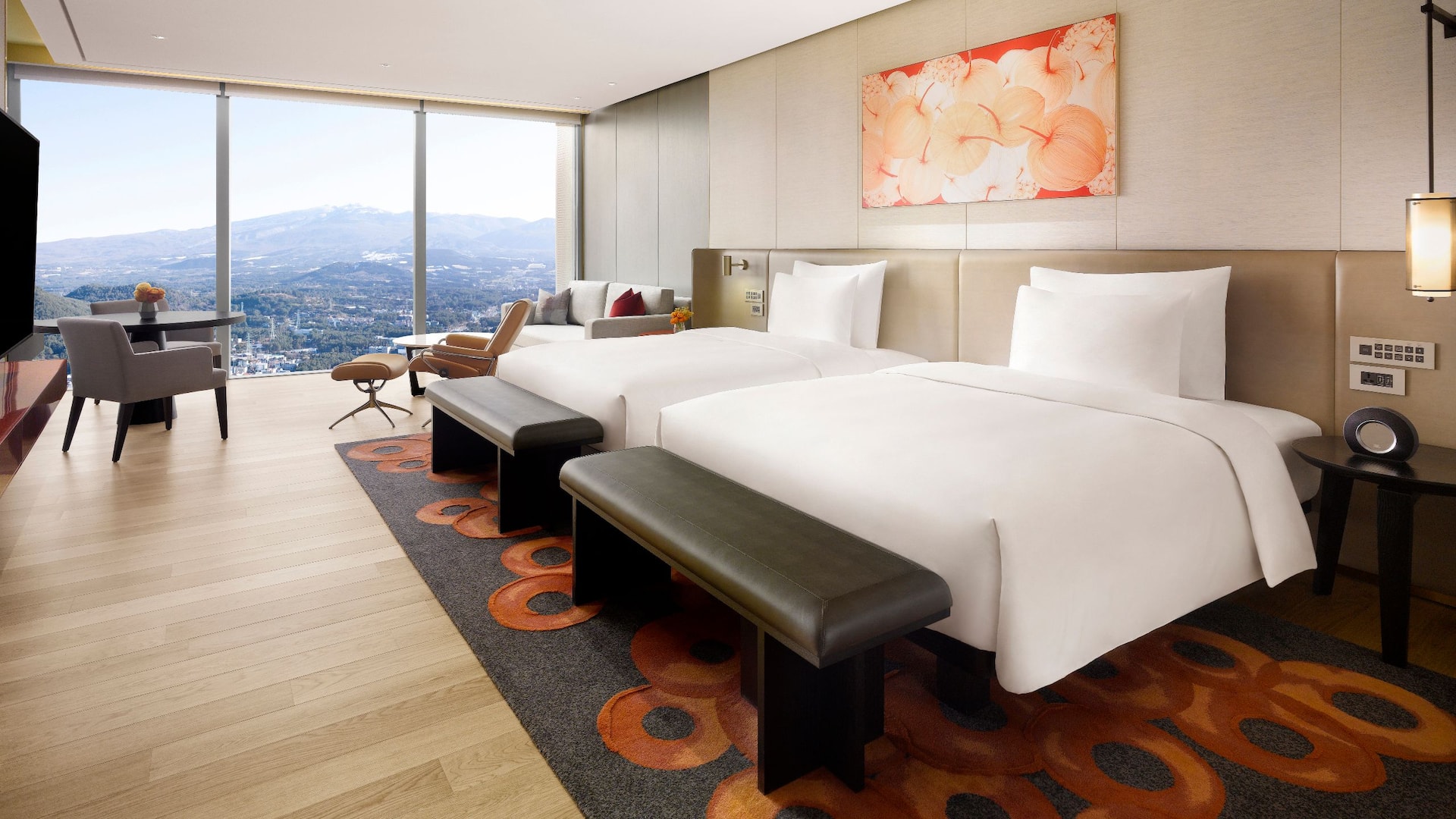 Grand Hyatt Jeju Twin Guestroom Mountain View