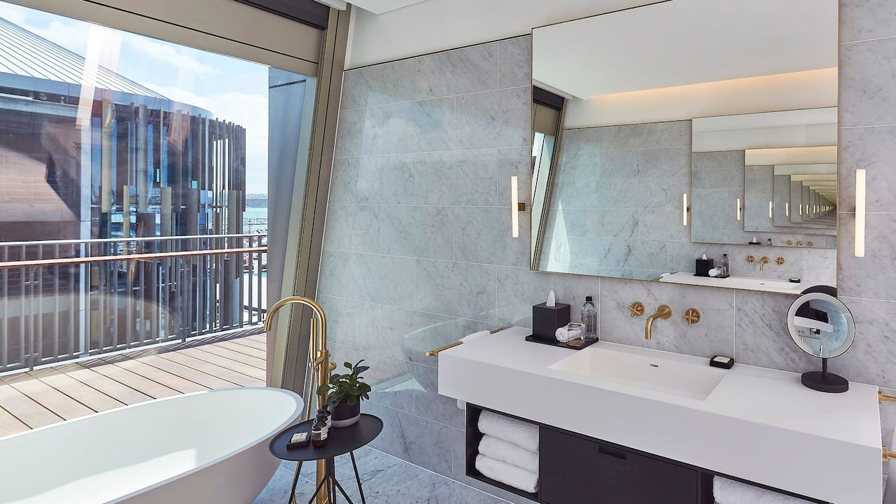 Park Hyatt Auckland Executive Rooftop Suite Bathroom