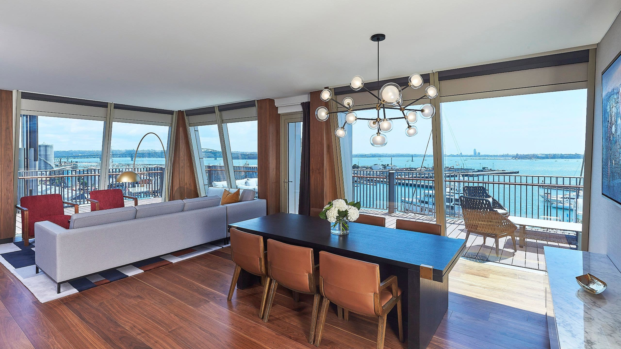2/5 Park Hyatt Auckland Executive Rooftop Suite Living Area
