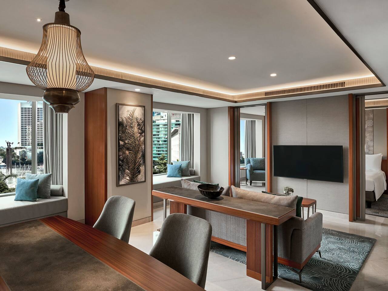 Grand Suite Living and Dining Room