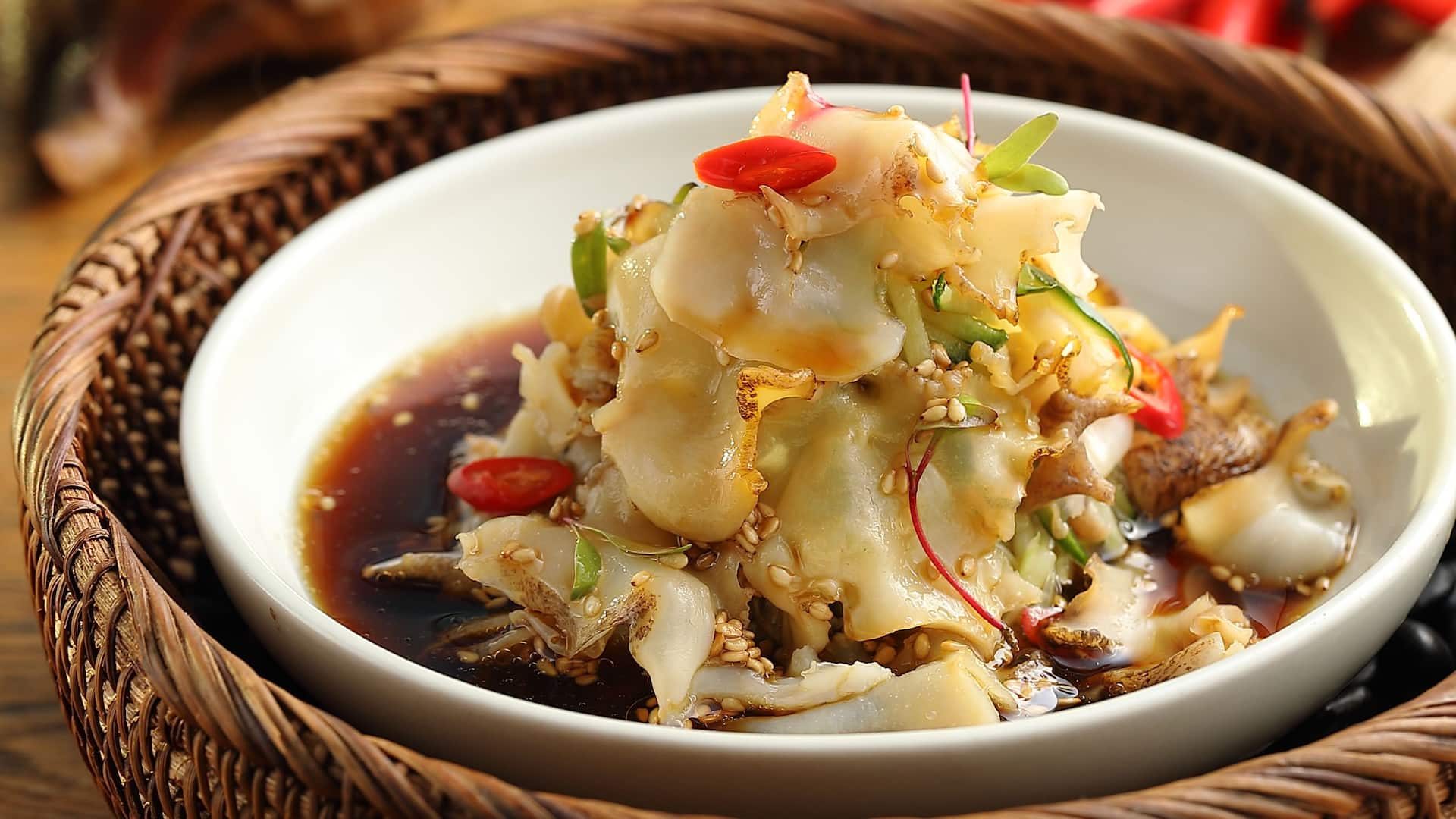 Grand Hyatt Dalian The Smoke House Sea Whelk Salad
