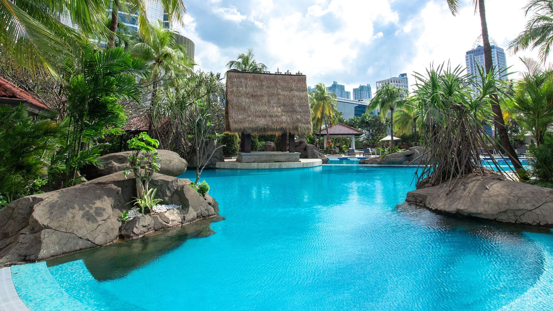 Grand Hyatt Jakarta Lagoon Pool Attraction
