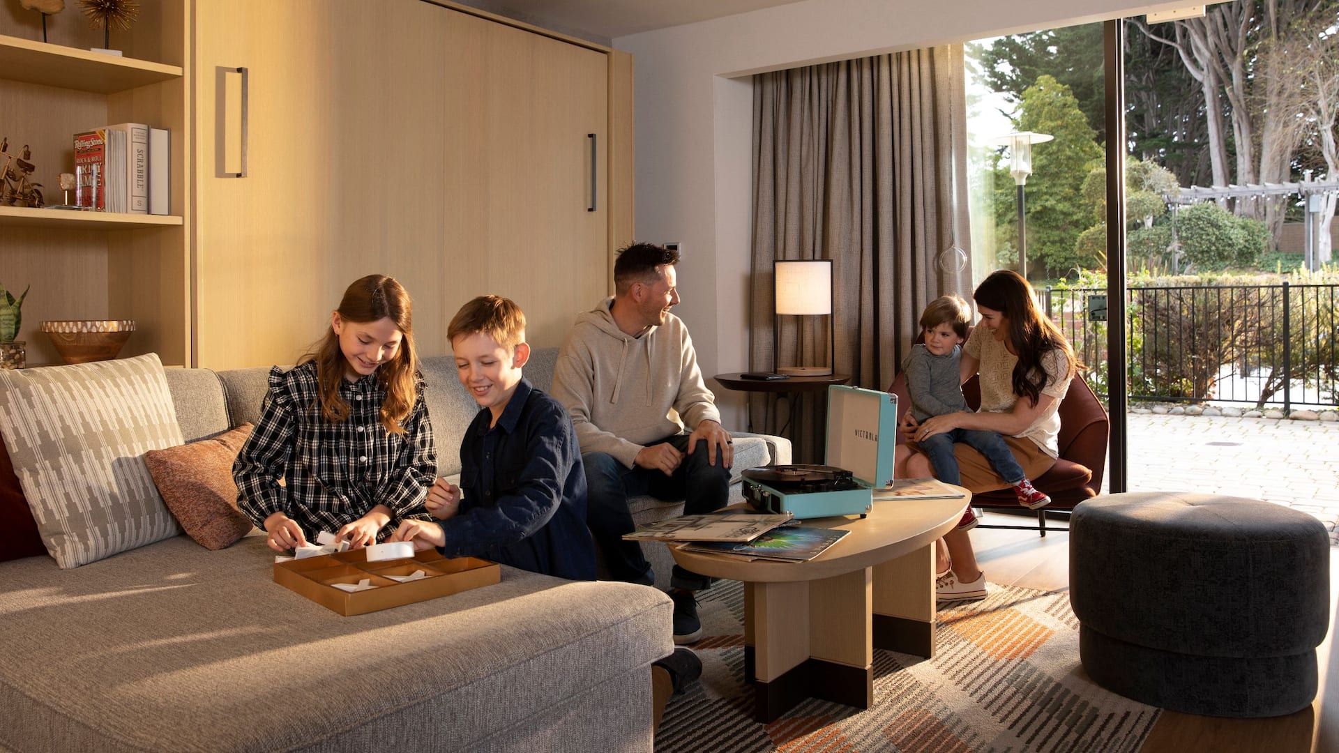 Hyatt Regency Monterey Hotel and Spa on Del Monte Golf Course Lifestyle Family Spyglass Poolside Suite