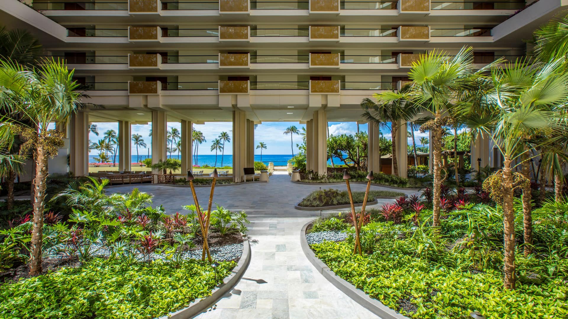 Hyatt Regency Maui Resort and Spa Atrium Lobby Ocean View