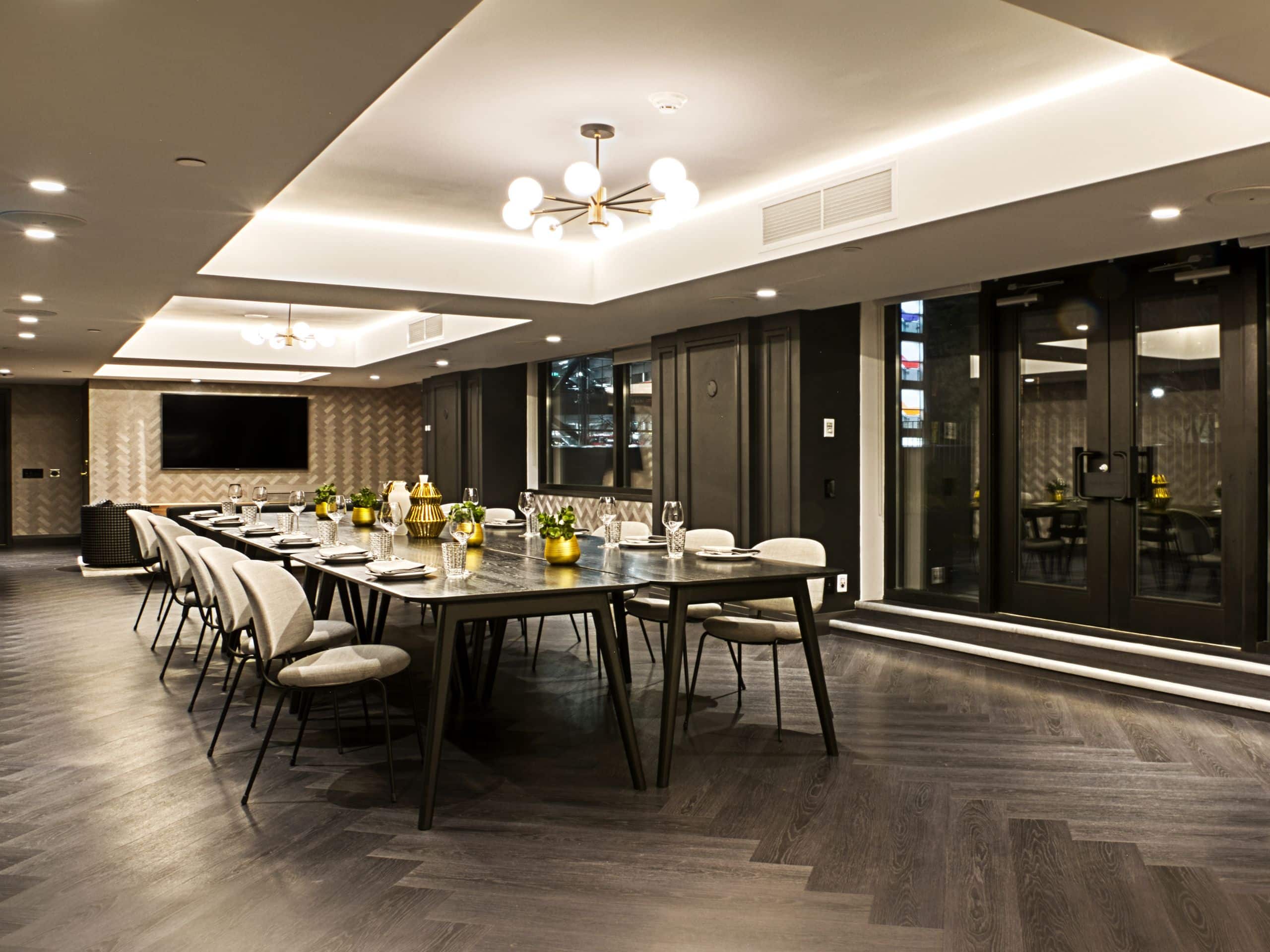 The Anndore House The Next Level Event Space Banquet Setup