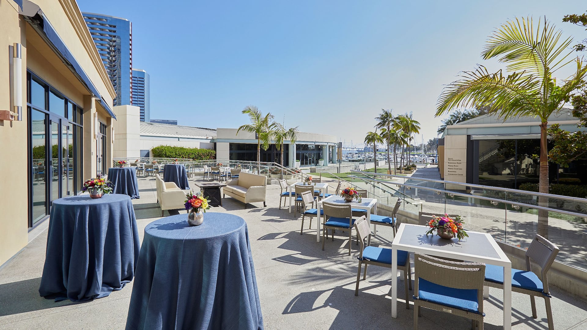Manchester Grand Hyatt San Diego Seaview Wedding Patio