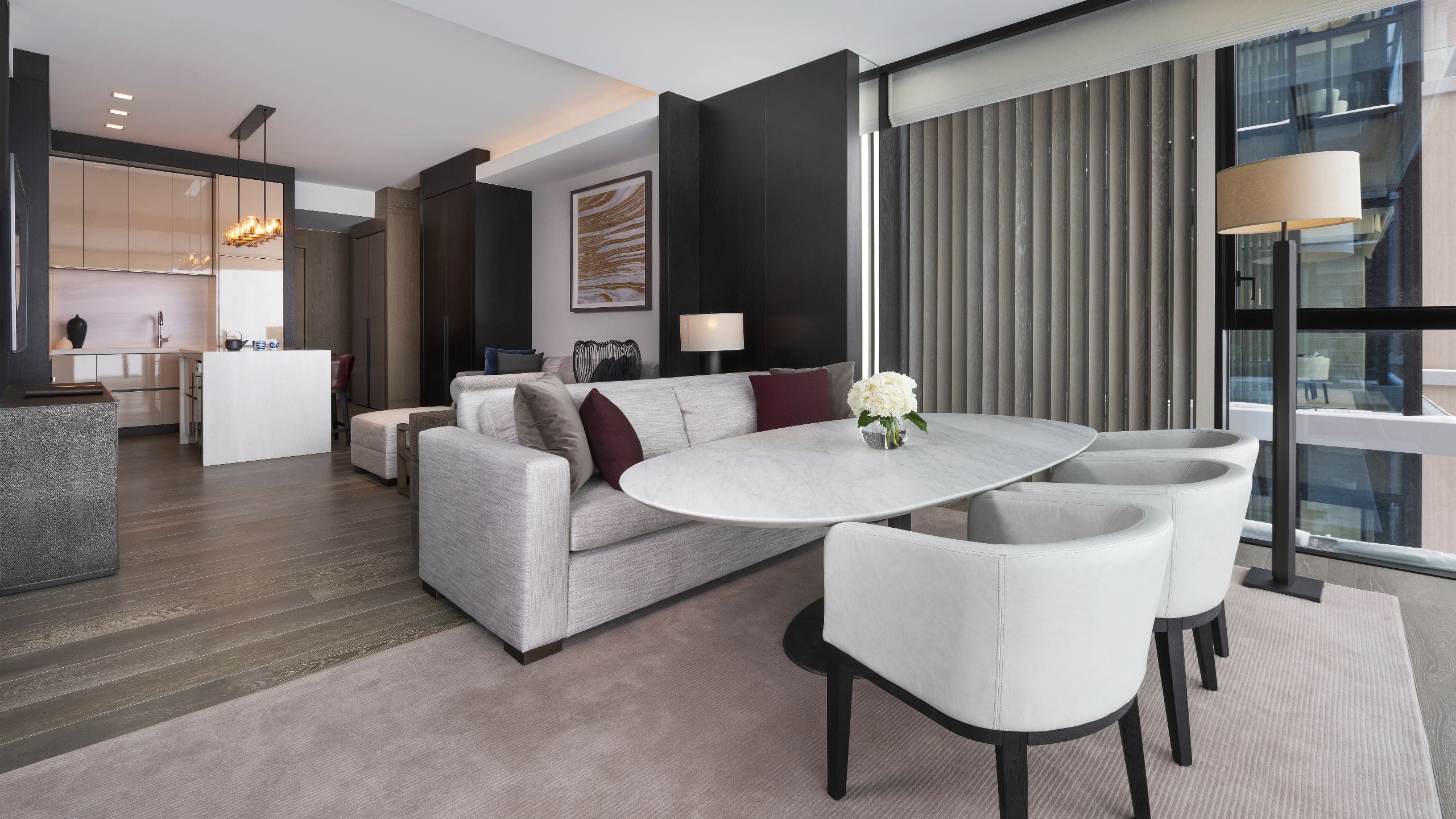 1 of 3 Park Hyatt Niseko Hanazono Two Bedroom Residence Living Room