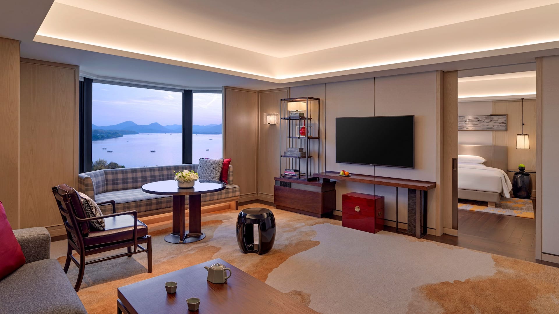 Grand Hyatt Hangzhou Westlake Suite Living Room