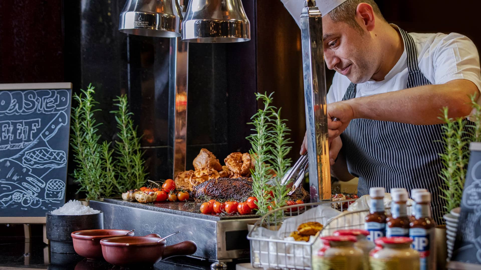 Hyatt Regency Oryx Doha Choices Chef Roasted Beef