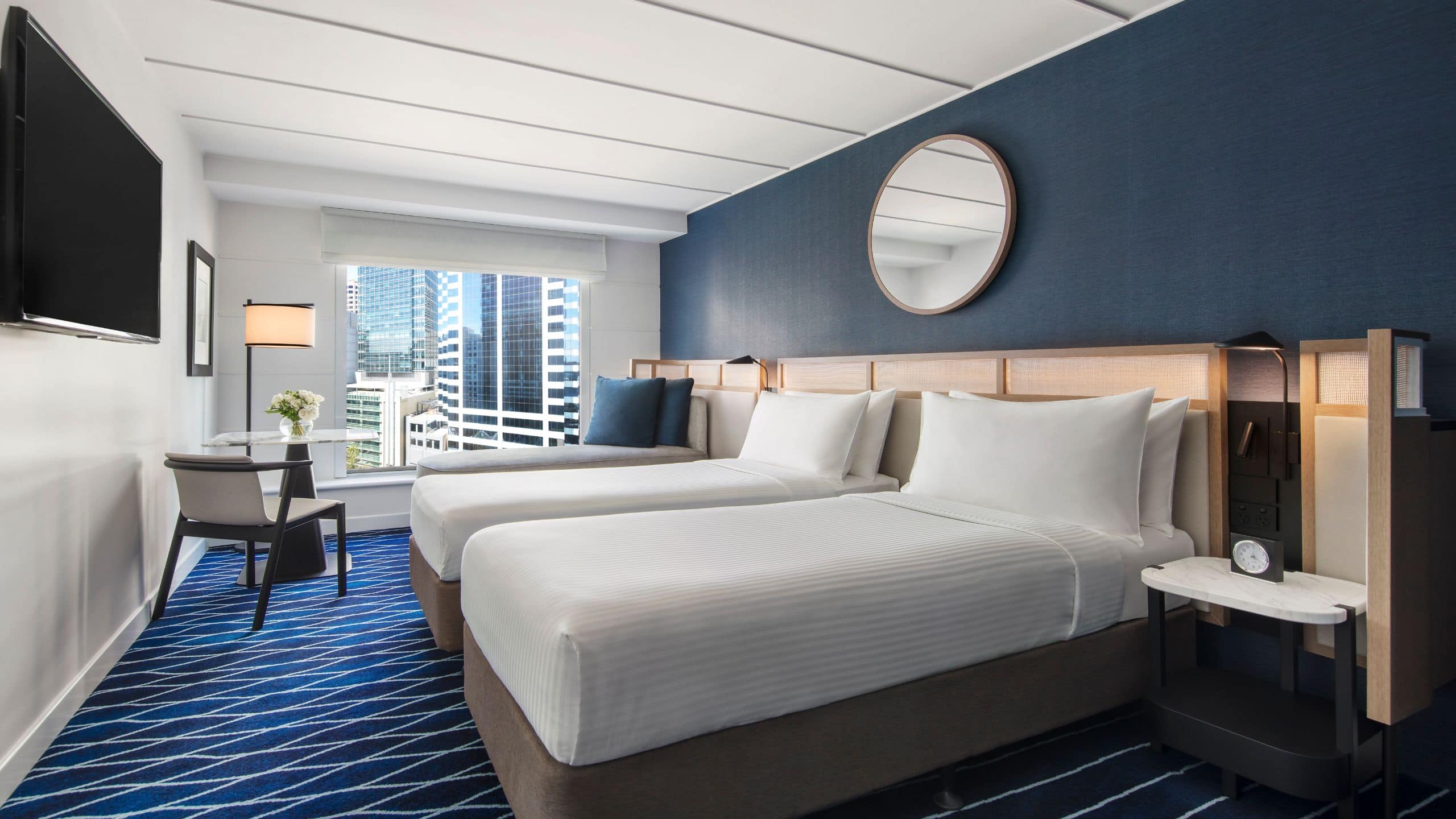 City Twin Guestroom