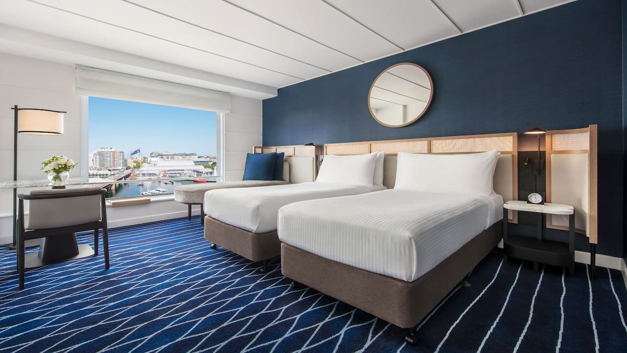 2 Twin Beds with Harbour View