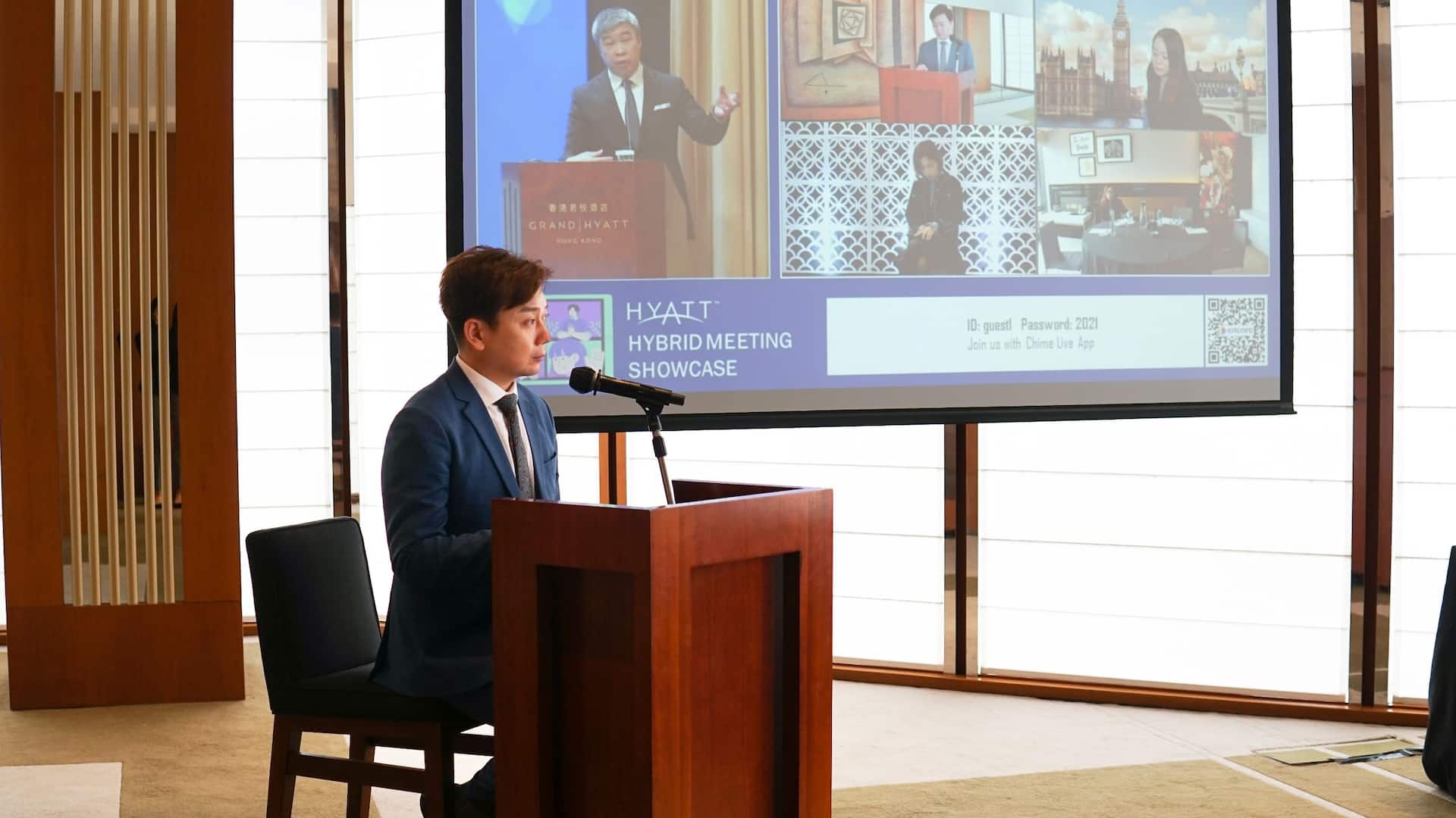 Grand Hyatt Hong Kong Hybrid Meetings CES Meeting